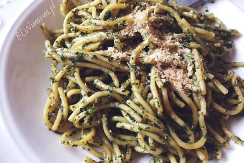 Pesto z pokrzywy czyli zastrzyk żelaza na wiosnę! BLW